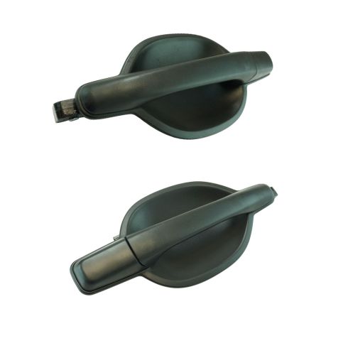 04-11 Mitsubishi Endeavor Textured Rear Exterior Door Handle Pair