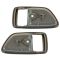 04-06 Toyota Tundra (Double Cab); 01-07 Sequoia; 00-04 Avalon Fawn Inside Door Handle Bezel Pair