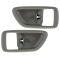 04-06 Toyota Tundra (Double Cab); 01-07 Sequoia; 00-04 Avalon Fawn Inside Door Handle Bezel Pair
