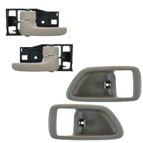 04-06 Toyota Tundra (Double Cab); 01-07 Sequoia Fawn Frnt or Rear Door Inside Handle & Bezel Kit 4pc