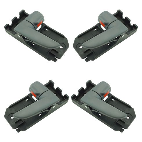 05-06 Kia Spectra5 Front & Rear Gray Interior Door Handle Set of 4
