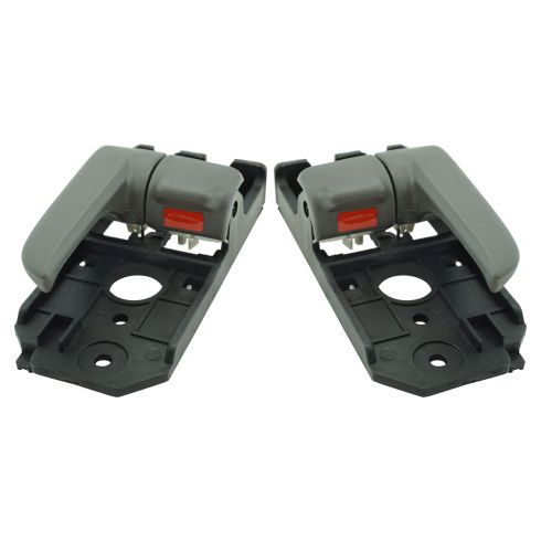 04-06 Kia Spectra Front or Rear Gray Interior Door Handle Pair