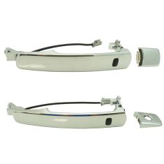 05-07 Murano; 03-08 FX35/FX45; 08-13 Rogue (w/ Smart) Outer Chrme Handle Front Pair
