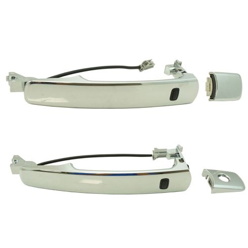05-07 Murano; 03-08 FX35/FX45; 08-13 Rogue (w/ Smart) Outer Chrme Handle Front Pair