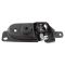 06-11 Buick Lucerne Front Black w/Chrome Lever Inner Door Handle Pair