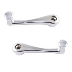 Kenworth, Peterbilt, Others - Manual Door Chrome Window Crank Handle Pair