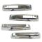 05-10 Grand Cherokee; 06-10 Commander Chome Frt & Rear Outside Door Handle (w/ RF Key) Kit 4pc