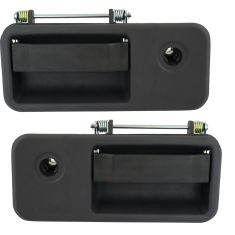 Volvo VNL Textured Black Front Exterior Door Handle Pair