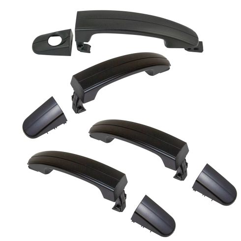 14-18 Transit Connect PTM Front & Sliding Side Exterior Door Handle Kit (4pc)