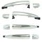 09-14 Murano, Maxima; 13 Leaf; 13-16 Sentra (w/ smrt key) Chrme Ext Door Hndle Kit (4pc)