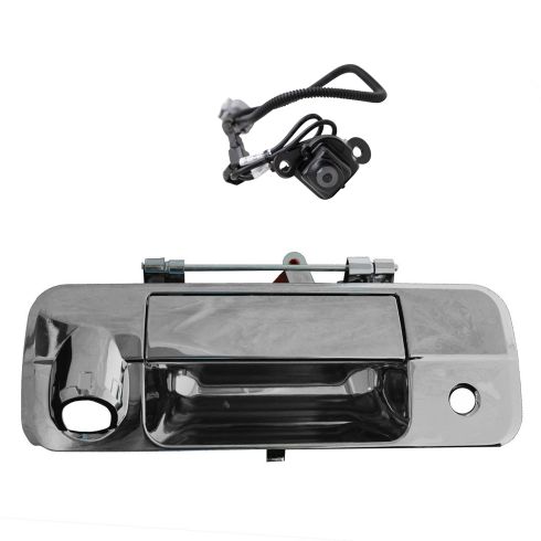07-13 Toyota Tundra Chrome Rear View Back Up Camera Upgrade Kit (OE type)