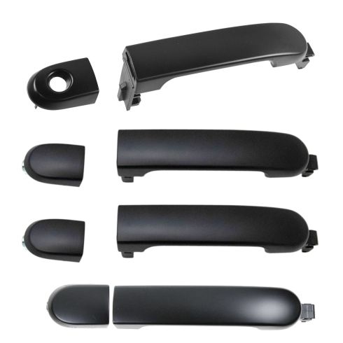 07-12 Nissan Versa Front & Rear PTM Outside Door Handle Kit 4pc