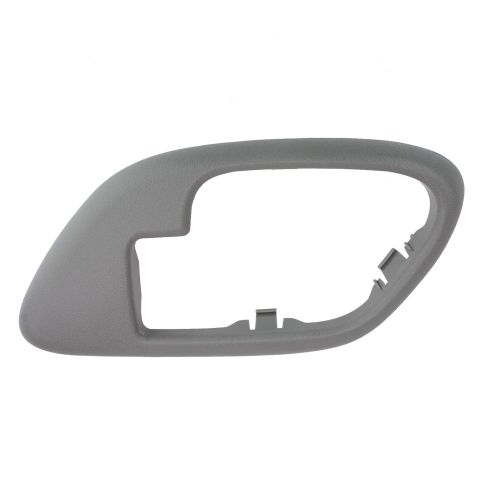 95-02 Chevy GMC C/K PU SUV Inside Door Handle Bezel GRAY - RF = RR