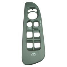 02-05 Dodge Ram 1500, 2500, 3500 (exc Reg Cab) Front Door Dark Gray Window Switch Bezel LF