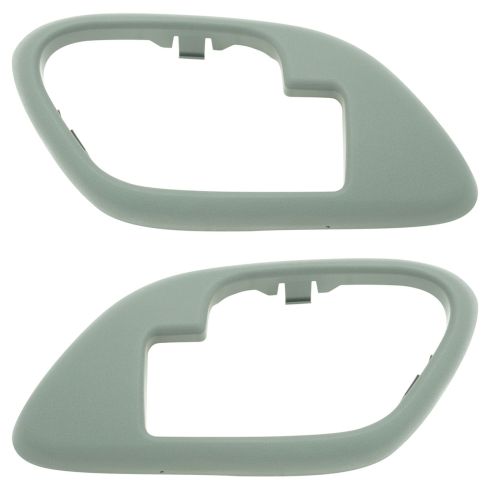 95-02 Chevy GMC C/K PU SUV Inside Door Handle Bezel GRAY PAIR