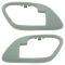 95-02 Chevy GMC C/K PU SUV Inside Door Handle Bezel GRAY PAIR