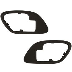 95-02 Chevy GMC C/K PU SUV Inside Door Handle Bezel BROWN PAIR