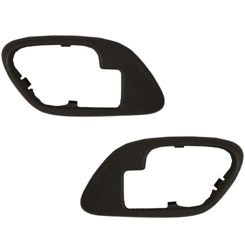 95-02 Chevy GMC C/K PU SUV Inside Door Handle Bezel BROWN PAIR