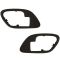 95-02 Chevy GMC C/K PU SUV Inside Door Handle Bezel BROWN PAIR
