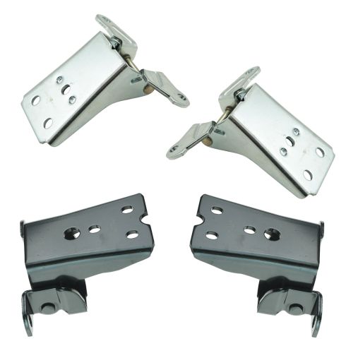 80-96 Ford Bronco, F-Series; 78-83 Car Door Hinge LH & RH Upper & Lower SET of 4