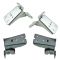 80-96 Ford Bronco, F-Series; 78-83 Car Door Hinge LH & RH Upper & Lower SET of 4