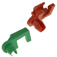 99-07 Chevy Silverado, GMC Sierra Classic Tailgate Handle Latch Inner Rod RED & GREEN Clip Kit (GM)