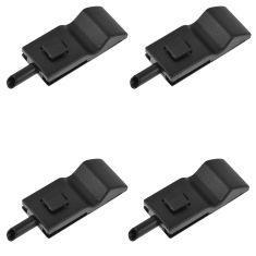 07-13 Silverado, Sierra New Body, FS SUV Front or Rear Ebony Door Lock Knob Pair (GM)