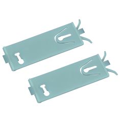 75-90 Dodge D/W150-350, Ramcharger; 75-81 Traildstr Door Mtd Lwr Body Side Molding Clip Pair (MP)