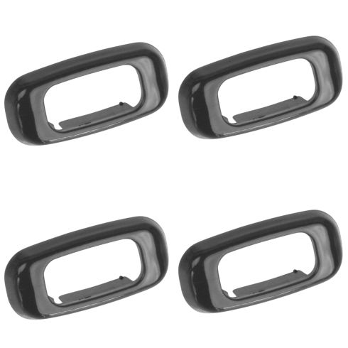 89-95 Toyota PU; 90-95 4Runner Gray Door Lock Knob Insert Mount Set of 4 (Toyota)