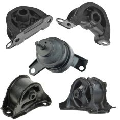 97-01 Honda CR-V w/ Auto Trans Engine & Transmission Mount (Set of 5)