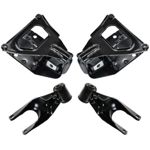 97-09 Buick; 00-05 Chevy; 97-08 Pontiac FWD 3.6L 3.8L Torque Strut & Bracket Kit (Set of 4)
