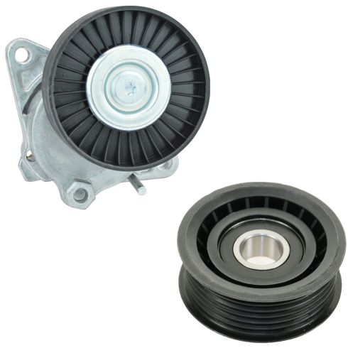 98-08 Chrysler, Mercedes Benz Multifit Serpentine Belt Tensioner & Idler Pulley Kit