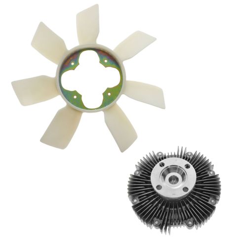 96-00 4Runner; 94-98 T100; 95-17 Tacoma 2.4L 2.7L Radiator Fan Clutch & Blade Kit