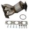 Exhaust Manifold Catalytic Converter Assembly Pair