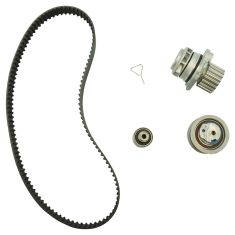 04-06 Beetle, Golf; 04-05 Jetta, Passat Tmg Blt & Comp Kit w/Wtr Pmp w/Metal Implr (4 Piece) (Gates)
