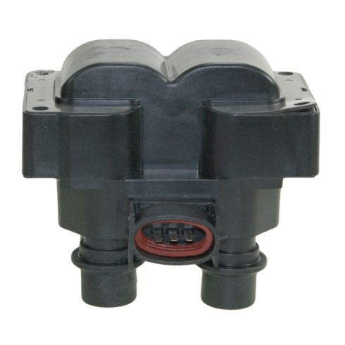 Aero Spark Ignition Coil & Motorcraft Spark Plug & Wire Set For Ford Mustang 4.6L - FD487 Compatible