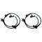 99-10 Cadillac Chevy GMC Full Size PU SUV Van Front Wheel ABS Sensor PAIR