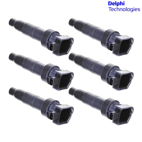 06-14 Hyundai, Kia Multifit w/3.8L Ignition Coil Set of 6 (Delphi)