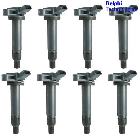 98-10 Lexus, Toyota Multifit w/V8 Ignition Coil Set of 8 (Delphi)