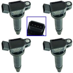 03-15 Toyota; 08-14 Lexus, Scion Multifit w/4, & 8 Cyl Ignition Coil Set of 4 (Delphi)
