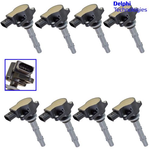 07-08 Sprinter 2500, 3500; 05-01 Mercedes Benz Multifit Ignition Coil Set of 8(Delphi)