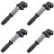 01-14 BMW; 07-14 Mini Multifit (Bosch Style) Ignition Coil Set of 4(Delphi)