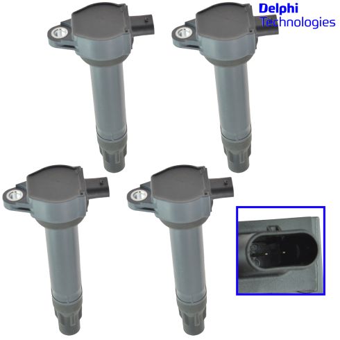07-15 Chrysler, Dodge, Jeep Multifit w/2.4L Ignition Coil Set of 4(Delphi)