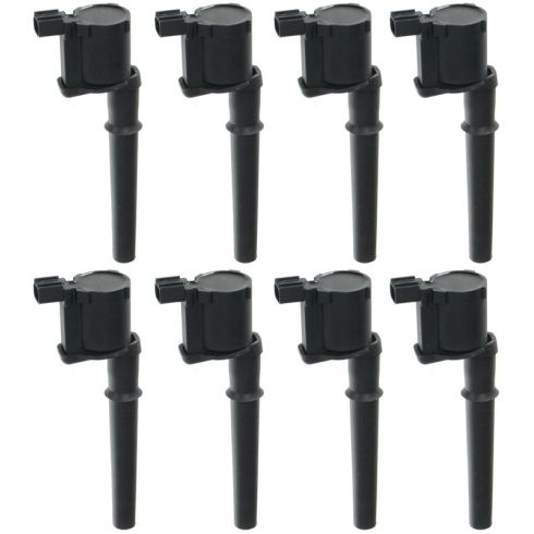 97-08 Ford Lincoln Mercury 4.6L 5.4L DOHC Multiuse Ignition Coil (SET OF 8) (MOTORCRAFT)