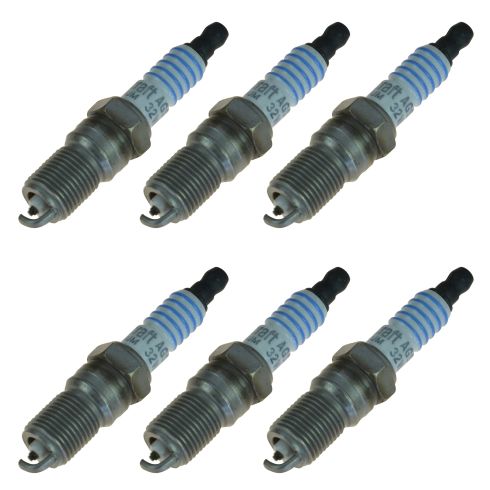99-06 Ford; 97-06 Lincoln; 00-09 Mercury w/V6, V8 Spark Plug Set of 6  (Motorcraft)
