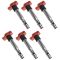 05-14 Audi A4, A5, A6, A7, A8, Q5, Q7, R8, S4, S5, S6, S8, SQ5 Touareg Ignition Coil Set of 6 (VW)