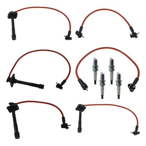92-97 Toyota Camry Celica MR2 Rav4 2.2L Spark Plugs and Wires Kit
