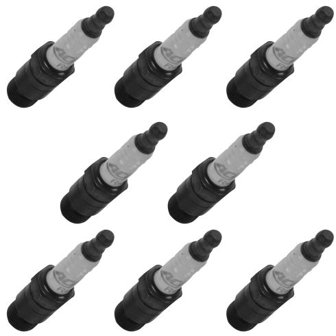 70-90 Chevy, GMC Multifit; 72-73 Ventura w/V8 Engine Spark Plug R44T Set of 8  (AC Delco)