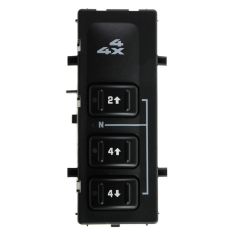 03-07 GM Full Size Pickup, SUV (w/RPO NP1 TC) Dash Mtd 3 Button 4WD Switch