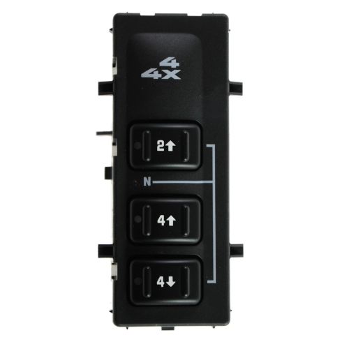 03-07 GM Full Size Pickup, SUV (w/RPO NP1 TC) Dash Mtd 3 Button 4WD Switch
